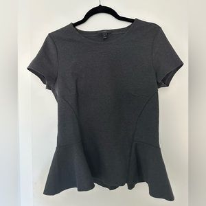 Jcrew peplum top size small